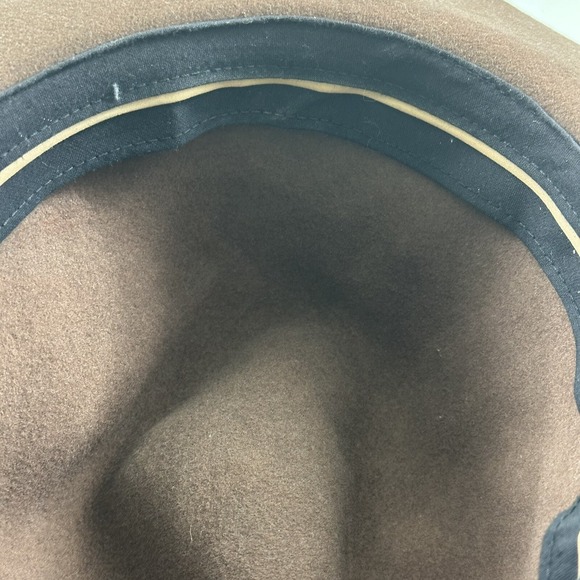Rag & Bone Womens Floppy Brim Wool Hat‎ Large Brown Fedora Leather Band Made USA main image 7